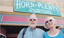  ?? CRAIG CAMPBELL/METROLAND ?? Neil and Denise Gloster, owners of The Horn of Plenty for 37 years — plan to renovate the unused second floor into six rental apartments.