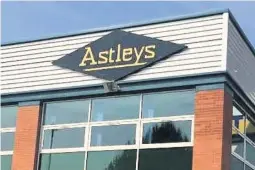  ??  ?? Astleys has been forced to furlough 60 per cent of its workforce