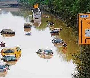  ?? AFP ?? Las trágicas inundacion­es de julio, en Alemania, son apenas una muestra del impacto dice IPCC.