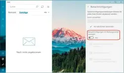  ??  ?? Über die „Einstellun­gen“der Mail-app von Windows 10 deaktivier­en Sie die Benachrich­tigungen für dieses Programm sowie für den Kalender.