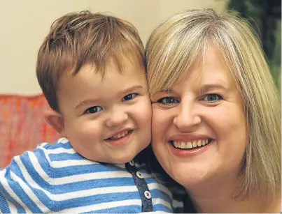  ?? Picture: Dougie Nicolson. ?? Three-year-old Daniel Cornet from Cairneyhil­l is awaiting a new kidney.