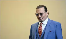  ?? Photograph: Jim Watson/EPA ?? Johnny Depp in court on Tuesday. Depp’s lawyers called a witness to challenge the idea that he was physically abusive to Heard, his ex-wife.