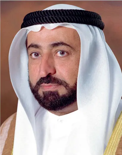  ??  ?? Dr Sheikh Sultan: We need good books and many more books. That is why we started the Sharjah book fair.