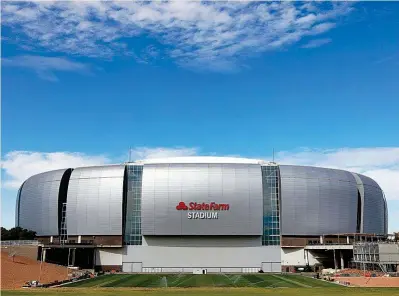  ?? ?? La Super Bowl se celebra el 12 de febrero en el State Farm Stadium en Glendale, en Arizona. En España el partido se inicia a las 1:30 horas de la madrugada de domingo para lunes. Se podrá ver a través de Movistar + y NFL League Pass.