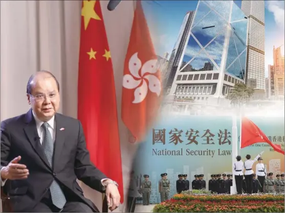  ?? PROVIDED TO CHINA DAILY ?? Hong Kong is on track to regain its charm and allure, says Chief Secretary for Administra­tion Matthew Cheung Kin-chung.