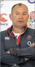  ?? Picture: GETTY IMAGES ?? REST ASSURED: Eddie Jones is happy the England players who represente­d Saracens against Exeter will all be fit for the South African tour