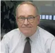  ?? EVANVUCCI/AP ?? In this Sept. 30, 2003, file photo, former Pennsylvan­ia Gov. Dick Thornburgh sits in his Washington office.