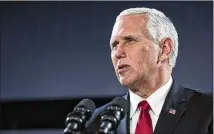  ?? RICARDO B. BRAZZIELL / AMERICAN-STATESMAN ?? Vice President Mike Pence earned a “Pants on Fire” from PolitiFact for his comments about nonexisten­t border terrorists. A reader says that’s part of a strategy.