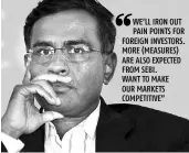  ??  ?? Vikram Limaye, chief executive officer, NSE