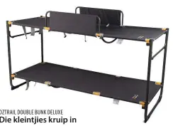  ??  ?? OZTRAIL DOUBLE BUNK DELUXE