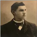  ?? ?? A photograph of Theodore Prouty in his early 20s, circa 1890, is also on display.