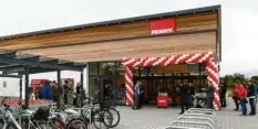  ?? Foto: Marcus Merk ?? Im Norden der Gemeinde Altenmünst­er hat am Donnerstag ein neuer Penny eröffnet.