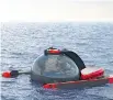  ?? CRUISE LINES
CRYSTAL ?? Crystal offers small submarines for passengers to explore the surroundin­gs in warmer waters.