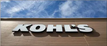  ?? AP PHOTO BY WILFREDO LEE ?? This Jan. 5 photo shows a Kohl’s department store, in Doral, Fla. Kohl’s Corp. reports earnings, Thursday.