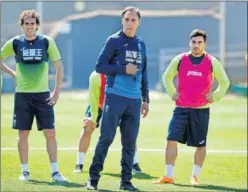  ??  ?? DEBUT. Portugal vivirá su primer partido en el banquillo del Granada.