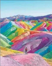  ??  ?? In January,
■ when a photo of rainbow-hued mountains showed up on Instagram, it labelled the photo ‘fake’. All hell broke loose. There were enough complaints that Instagram removed its ‘false’ disclaimer and apologised.