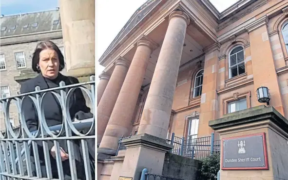  ?? ?? Lisa Malone was found guilty at Dundee Sheriff Court of abusing the two boys, but the sheriff sentenced her to unpaid work rather than jail.