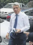  ?? Foto: MORATA ?? Cerezo, presidente colchonero