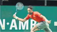  ??  ?? France’s Gael Monfils in action during his Final match against Switzerlan­d’s Stan Wawrinka. — Reuters photo