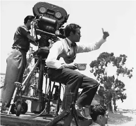  ??  ?? Orson Welles directing Citizen Kane on location in Hollywood, July 1940. Photograph: AP