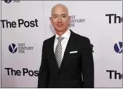  ?? BRENT N. CLARKE — INVISION, FILE ?? Jeff Bezos attends the premiere of “The Post” at The Newseum in Washington.