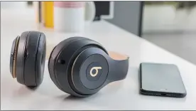  ??  ?? You cannot mistake Beats over-ear headphones for any other brand.