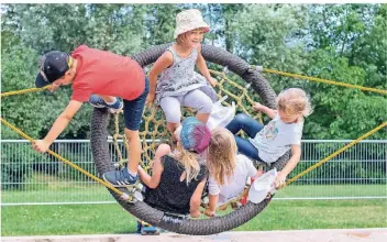  ?? FOTO: C. REICHWEIN ?? In der Kita-Planung im Grenzland gibt es Bewegung. Kinder von Pendlern sollen stärker beachtet werden.