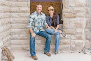  ?? ?? Chip and Joanna Gaines starred and produced Magnolia Network’s “Fixer Upper: The Castle.”
