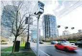  ?? MARK VAN MANEN ?? Red-light cameras provide some incentive for dangerous drivers to slow down, Svee Bains writes.