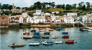  ??  ?? Picturesqu­e: The fishing village of Fowey in south Cornwall