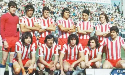  ?? FOTOS CEDOC PERFIL ?? VIEJO Y GLORIOSO. El equipo de Instituto que hace 51 años debutó en los torneos de la AFA, con Ardiles, Kempes y Willington.