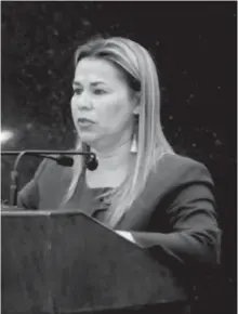  ??  ?? Diputada María Elena González Rivera