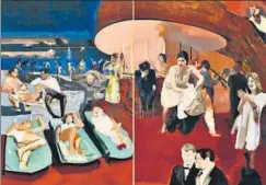  ?? NATIONAL GALLERY OF VICTORIA, MELBOURNE ?? All Night Long (1963-64). There are probably some cringing spouses tucked away, in this painting of a party by British artist Michael Andrews.