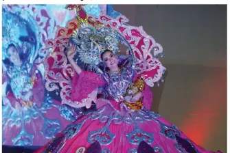  ??  ?? Sinulog Festival Queen 2018 Shaila Mae Del Mar Rebortera