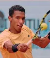  ?? ?? Canadese Félix Auger-Aliassime, 23 anni, è il numero 35 Atp AFP