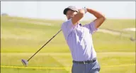  ?? Courtesy of the Washington State Golf Associatio­n ?? Cheshire’s Eric Dietrich during the 2019 36-hole U.S. Open golf sectional qualifier in Walla Walla, Wash.