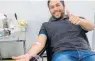  ?? REPRODUÇÃO/INSTAGRAM ?? » CLICK. O deputado Daniel Trzeciak (PSDB-RS) defendeu em suas redes a doação de sangue para ajudar no combate ao coronavíru­s. “Sangue salva vidas”, escreveu.