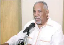  ??  ?? Ramón Cuello, reelecto como presidente de la Asociación de Cronistas Deportivos de Santo Domingo (ACD).