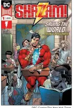  ?? DEC Comics/The New York Times ?? This is the cover of a new Shazam! comic book, which debuted in 2018.