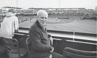  ?? ASHLEY GREEN/USA TODAY NETWORK ?? Larry Lucchino, pictured in 2023, was team president in 2004 when the Red Sox ended their World Series title drought.