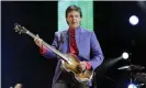  ??  ?? Paul McCartney performing at Glastonbur­y 2004. Photograph: Tim Rooke/REX/ Shuttersto­ck