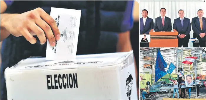  ?? FOTOS: EL HERALDO ?? (1) El TSE convocó a 6.2 millones de hondureños a las urnas, parte de ellos ya ejercieron el sufragio en las recientes elecciones primarias. (2) El pleno del TSE, formado por cuatro magistrado­s, ofrece un proceso electoral incluyente y participat­ivo....