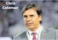  ??  ?? > Chris Coleman