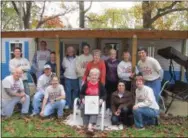  ?? SUBMITTED PHOTO ?? Volunteers at Good Works help to repair houses of elderly people in Chester County who could not otherwise afford the cost of repairs.