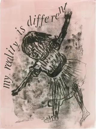  ?? ?? Nalini Malani, Exile – Dreams – Longing: My Reality is Di‰erent, 2020–21, drawings on paper, 31 × 23 cm. Courtesy the artist and Burger Collection, Hong Kong