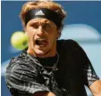  ?? Foto: dpa ?? Den Titel in Sichtweite. Sascha Zverev steht im Viertelfin­ale.