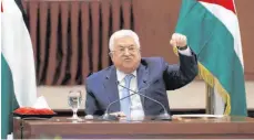  ?? FOTO: ALAA BADARNEH/DPA ?? Meint es Mahmud Abbas dieses Mal ernst? Der 84-Jährige hat ein Ende aller Vereinbaru­ngen mit Israel und den USA erklärt.