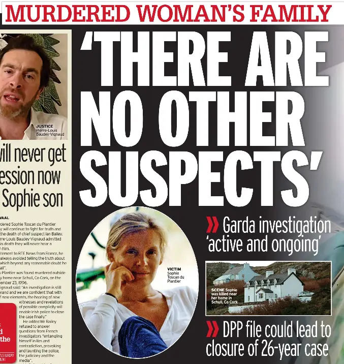 We will never get confession now says Sophie son PressReader