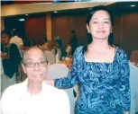  ??  ?? FRIEND. Rep. GMA with good friend Manny de Veyra Jr.