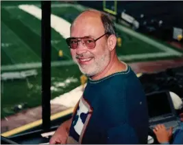  ?? COURTESY PHOTO ?? Bill Soliday, an award-winning NFL reporter who entertaine­d readers of the Hayward Daily Review, Oakland Tribune and this organizati­on for 40years, has passed away. He was 78.